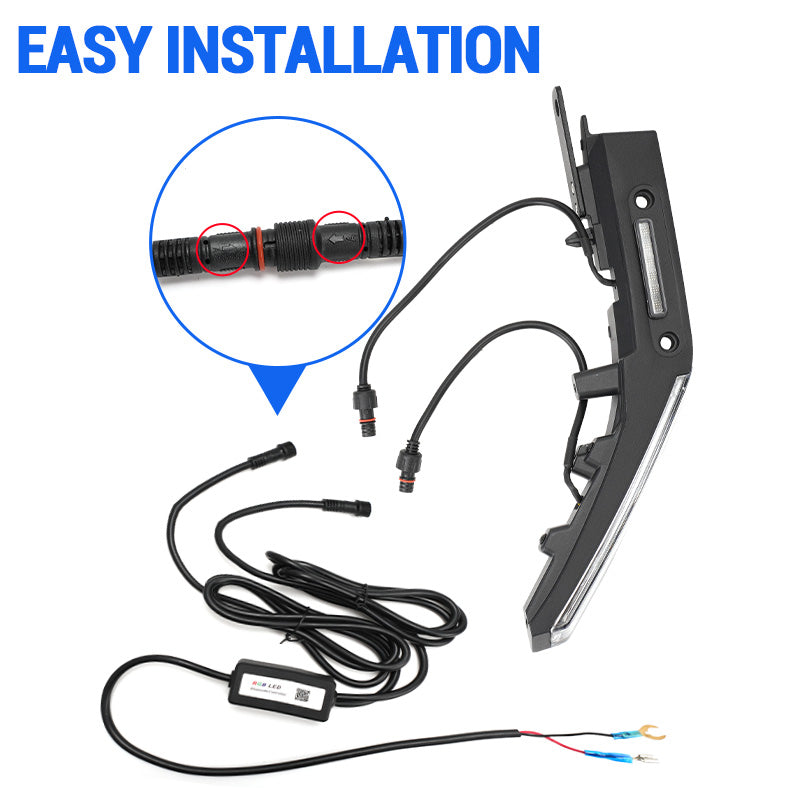 Trail lights installation