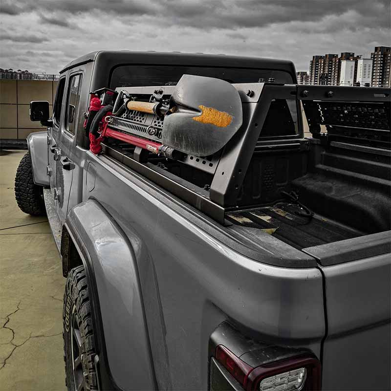 SR1 Bed Rack for 2020-2025 Jeep Gladiator Ford F150 Ram 1500
