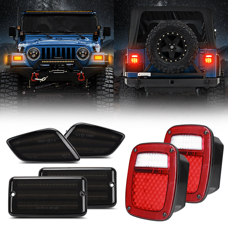 Jeep Wrangler TJ Turn Signla Light and Tail Lights