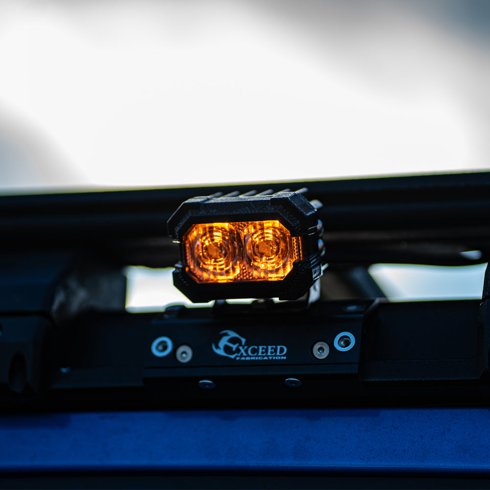 Suparee Recon 2 3" LED Pods with Amber DRL Spot and Wide Beam