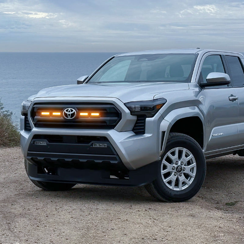 bright amber LED grille lights Tacoma SR5 stand out front end upgrade day and night visibility