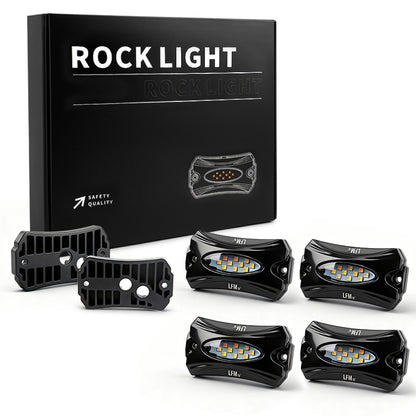 Best rock lights with premium LED chips 6W output 110° wide beam bright and uniform illumination for off-road vehicles