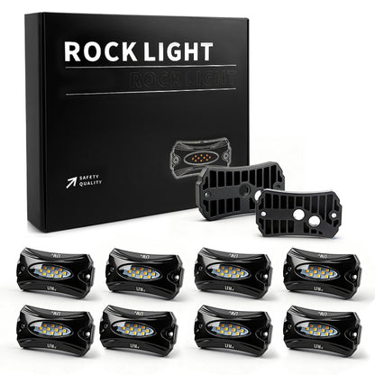 Best rock lights with premium LED chips 6W output 110° wide beam bright and uniform illumination for off-road vehicles