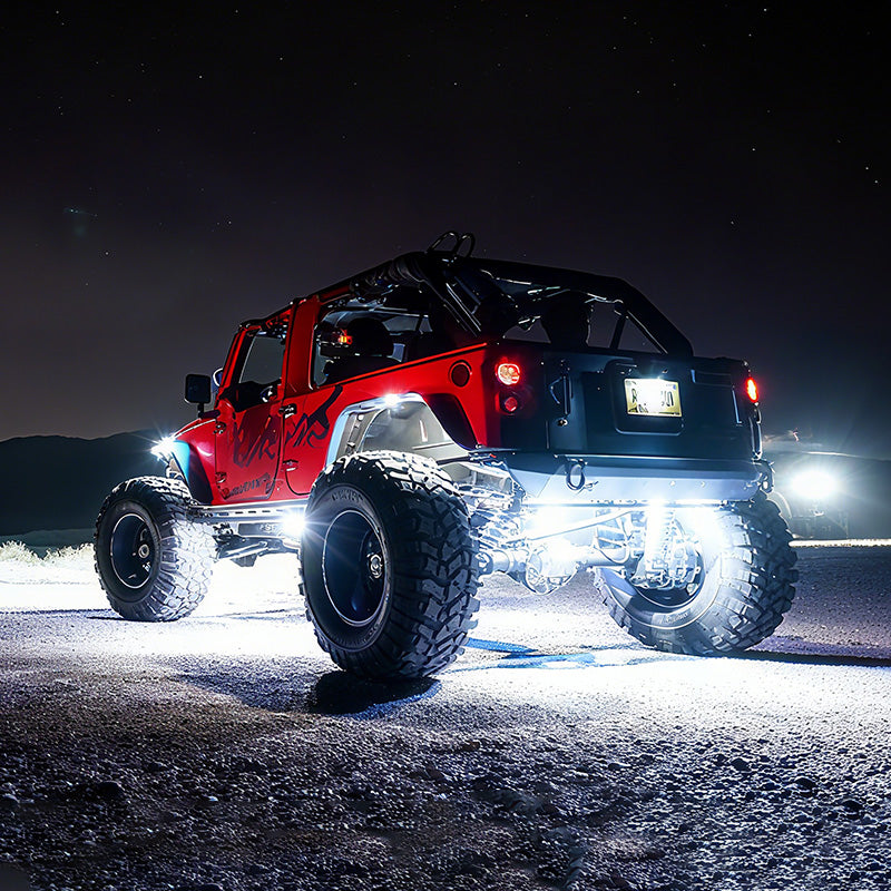Best rock lights with premium LED chips 6W output 110° wide beam bright and uniform illumination for off-road vehicles