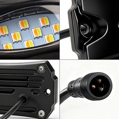 Best rock lights with premium LED chips 6W output 110° wide beam bright and uniform illumination for off-road vehicles