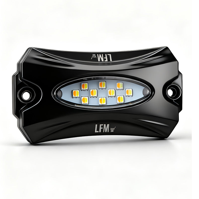 Best rock lights with premium LED chips 6W output 110° wide beam bright and uniform illumination for off-road vehicles