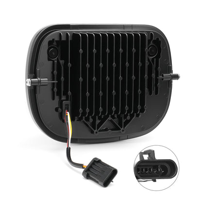 2023+ Harley Street Glide with a 7″ LED headlight featuring blue breathing light and matching visor