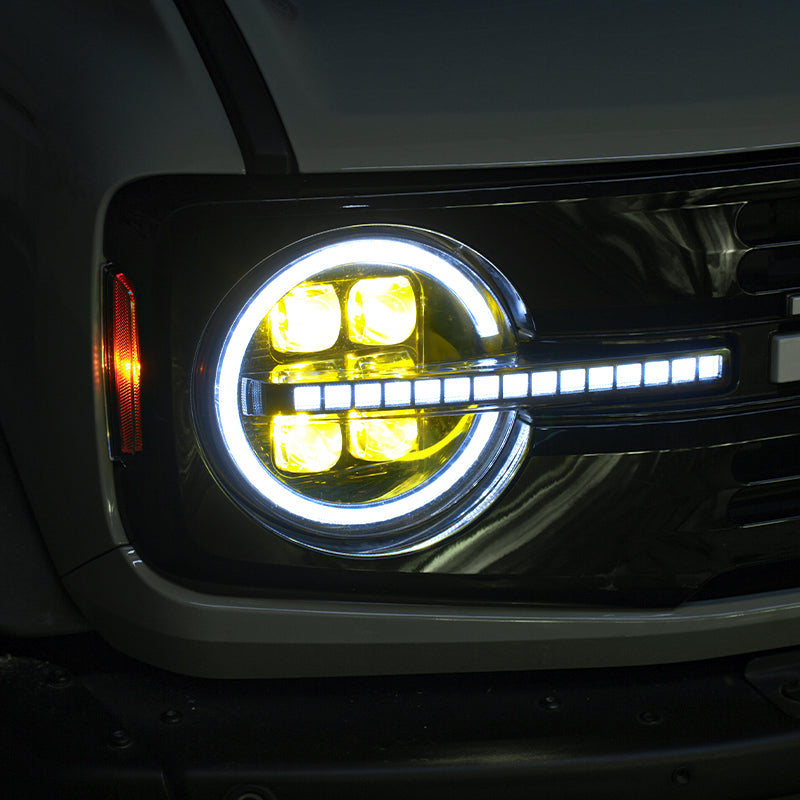 ford bronco led headlights
