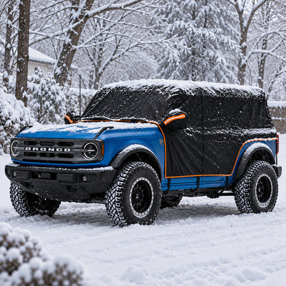 Weatherproof 420D Oxford Cloth Full Door Cab Cover for 2021-Later Bronco 4 Door