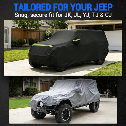 Jeep Cover For Jeep Wrangler JK JL YJ TJ CJ 2 Door & 4 Door