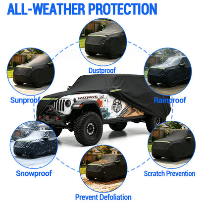 Jeep Cover For Jeep Wrangler JK JL YJ TJ CJ 2 Door & 4 Door