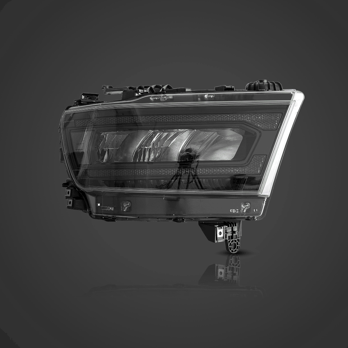 Dodge Ram 1500 DT LED Reflector Headlights with Sequential Turn Signals