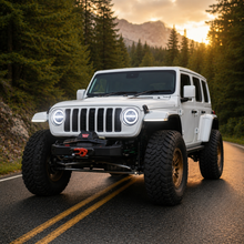 Onyx Series RGB LED Headlights for Jeep Wrangler JL & Gladiator JT – 8-Core Projector with App Control (Pre-Sale)