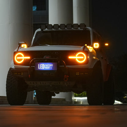 Adaptive LED Projector Headlights for Ford Bronco 2021-2025