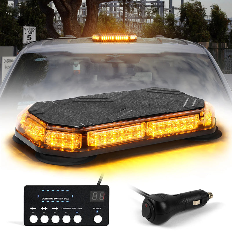 LED Emergency Strobe Light with Magnetic Mount