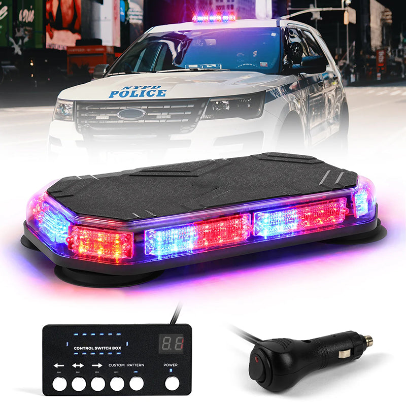 LED Emergency Strobe Light with Magnetic Mount