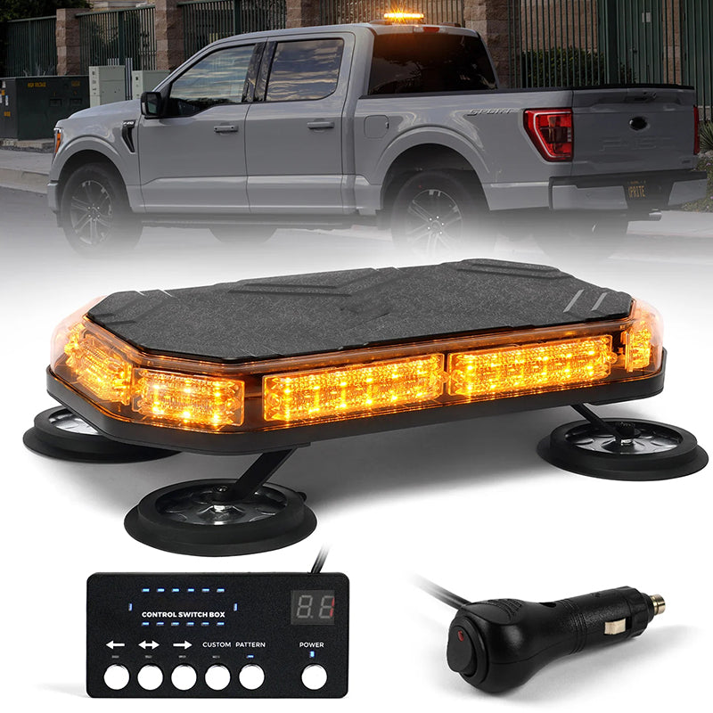 LED Emergency Strobe Light with Magnetic Mount