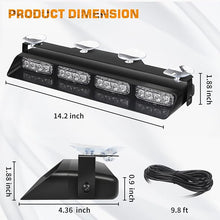 Barras de luces estroboscópicas LED Traffic Advisor para interiores o exteriores para camiones de construcción