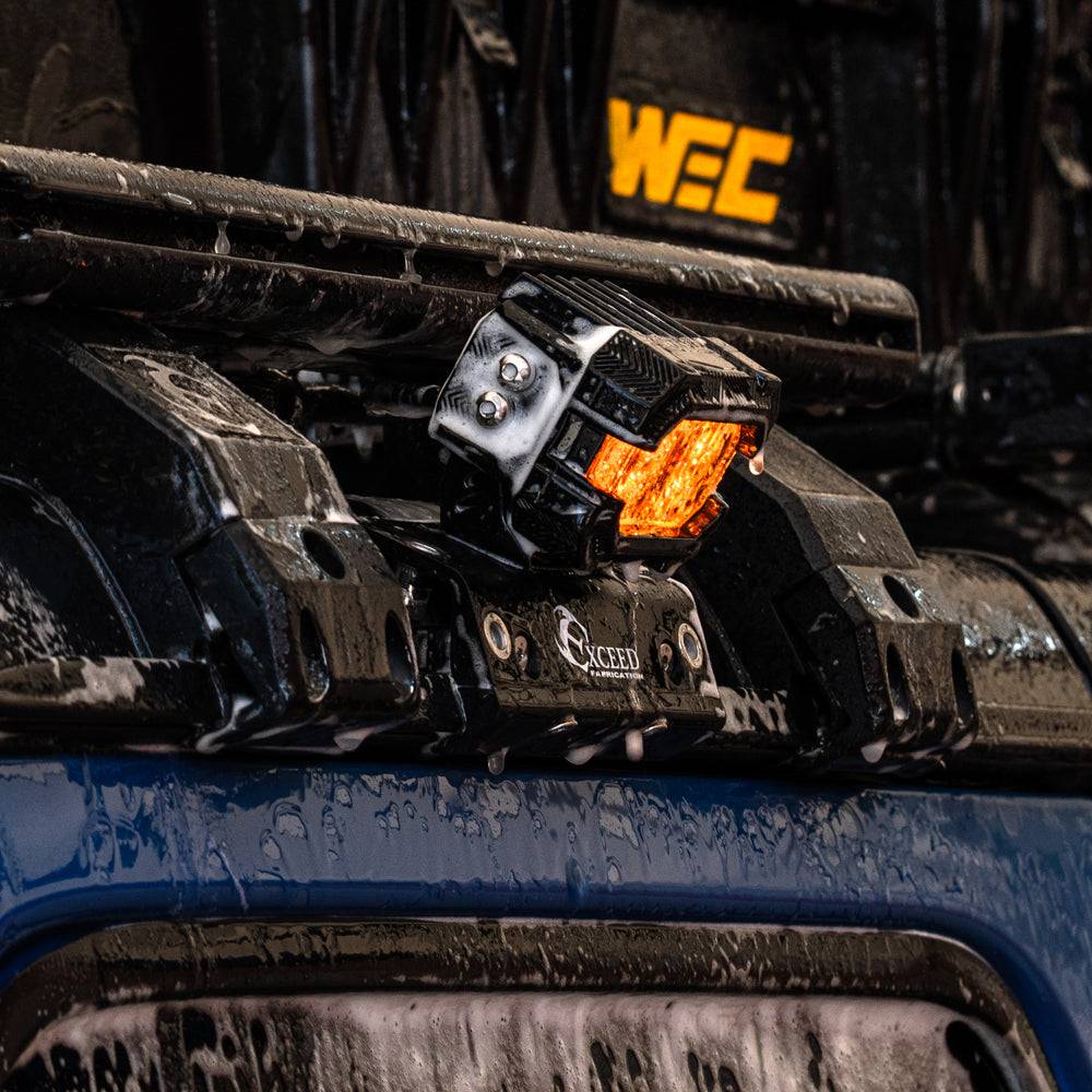 Black-CNC-machined-no-drill-rain-gutter-pod-light-bracket-for-Jeep-Wrangler-JL-and-Gladiator-JT-hardtop