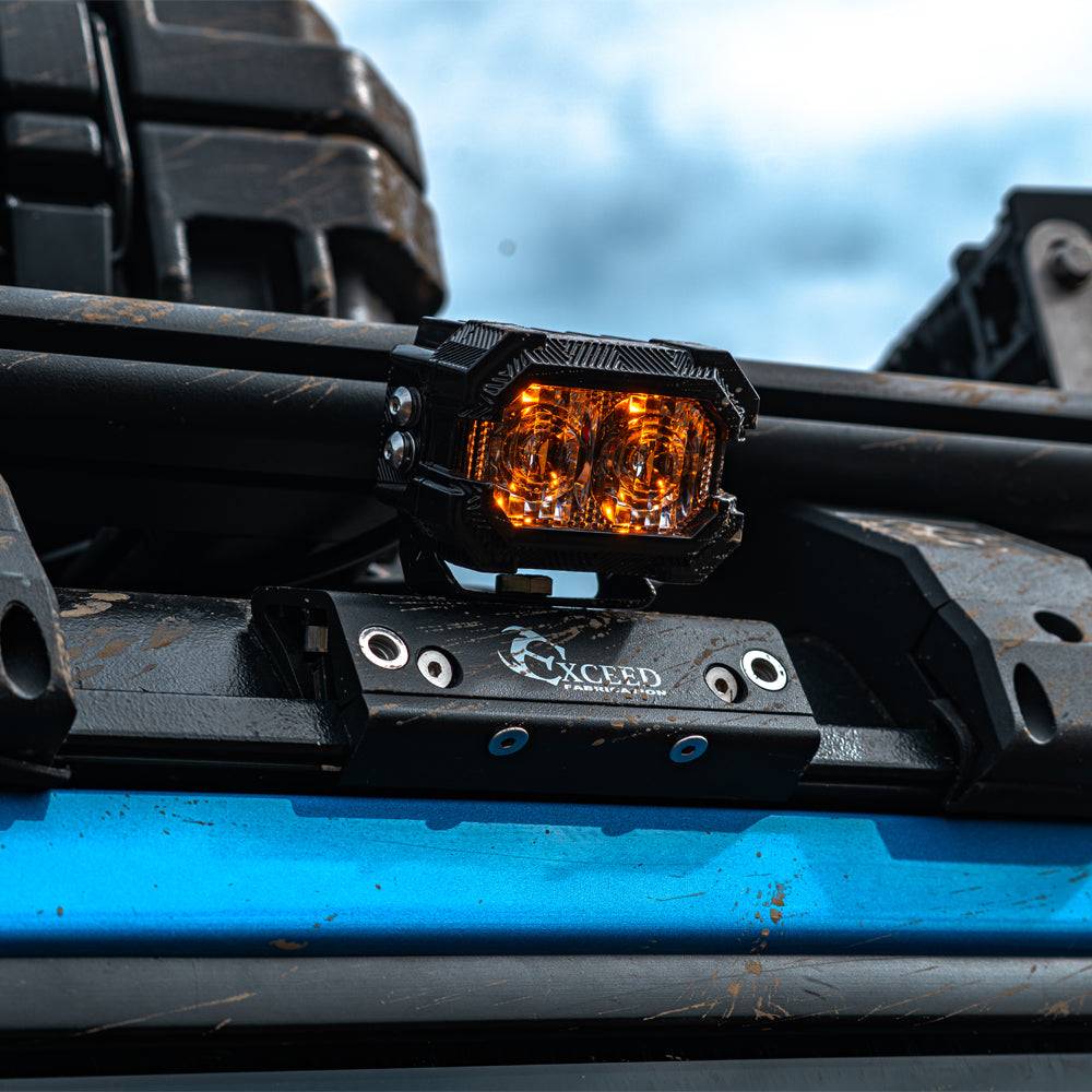 Black-CNC-machined-no-drill-rain-gutter-pod-light-bracket-for-Jeep-Wrangler-JL-and-Gladiator-JT-hardtop