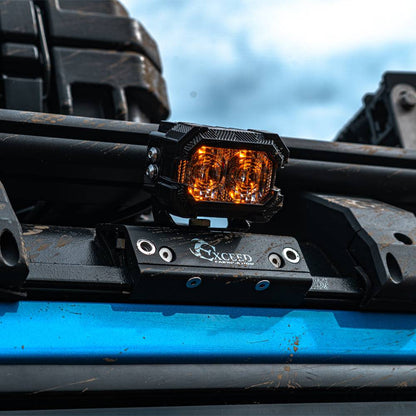 Black-CNC-machined-no-drill-rain-gutter-pod-light-bracket-for-Jeep-Wrangler-JL-and-Gladiator-JT-hardtop