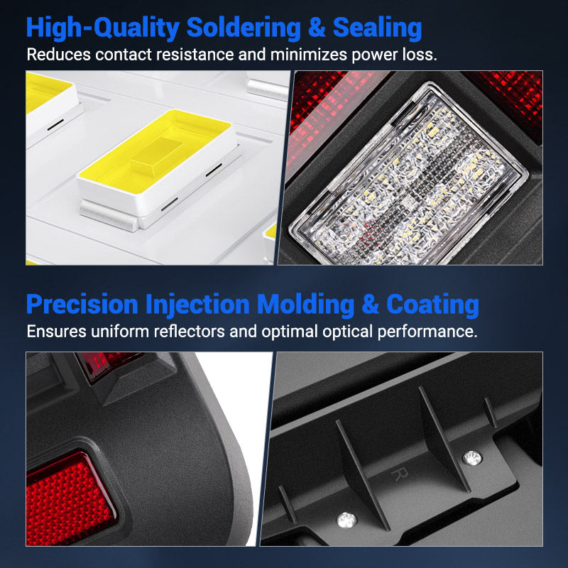 Flush Mount Jeep Tail Lights for Jeep Wrangler JL 2018–2026