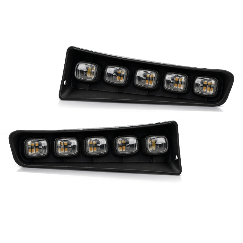 Ford Bronco Modular Bumper Fog Lights With Dual Color