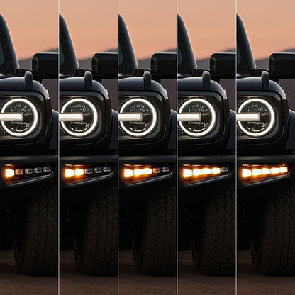 Bronco fog lights lighting function