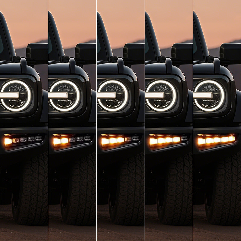 Bronco fog lights lighting function