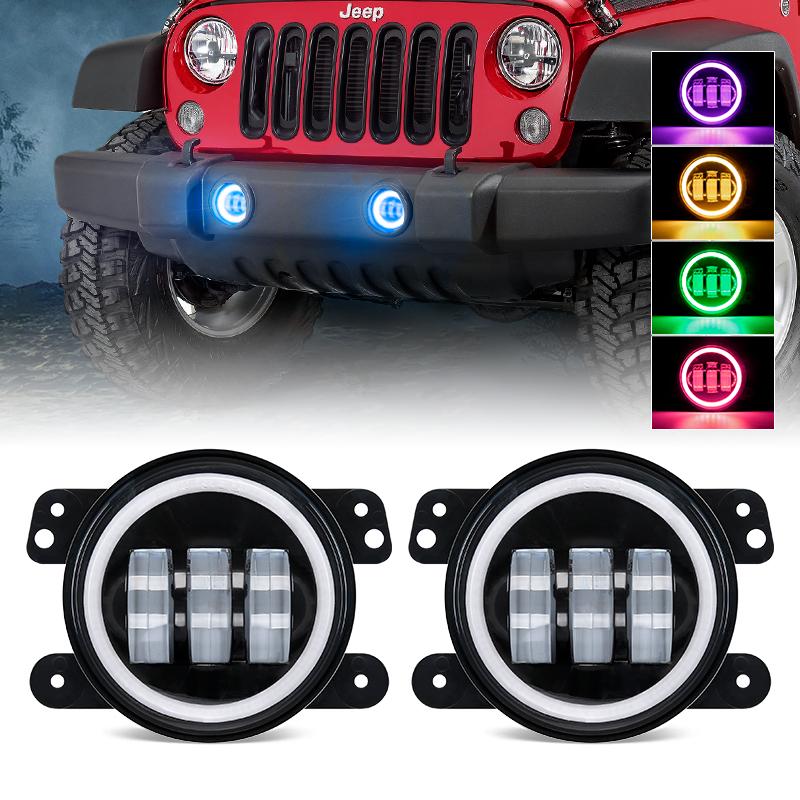 Multi-color jk fog lights