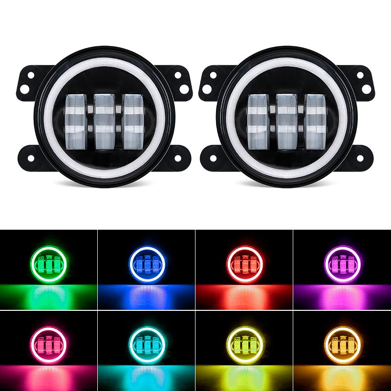 changing color halo  fog lights 