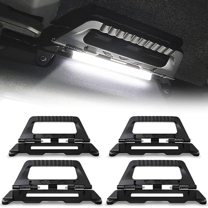 Ford Bronco Grab Handles With Lights (Alluminum Material)