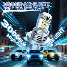 H4 LED Headlight Bulbs & H3 LED Fog Light Bulbs Combo Package for 1999-2002 Toyota 4Runner