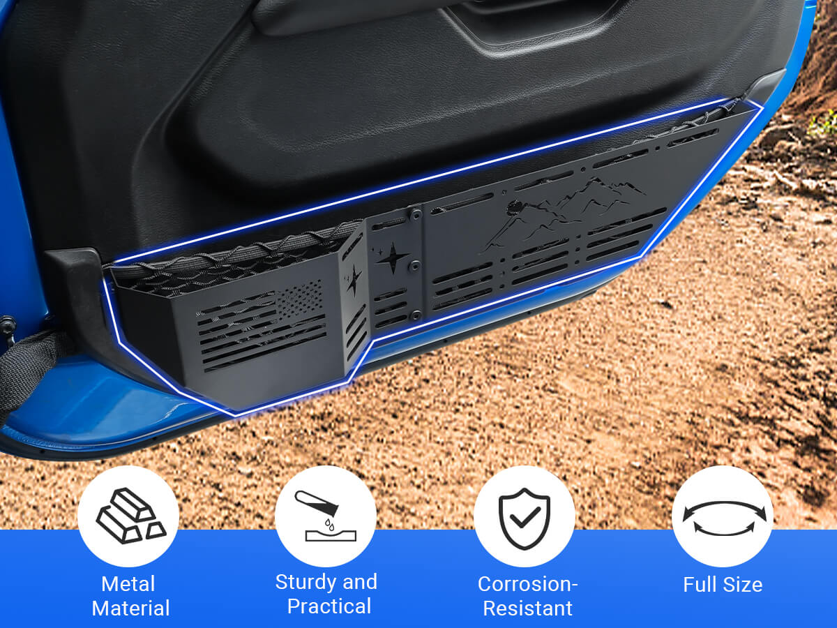 2018+ Jeep Wrangler JL Front Door Storage Box Organizer