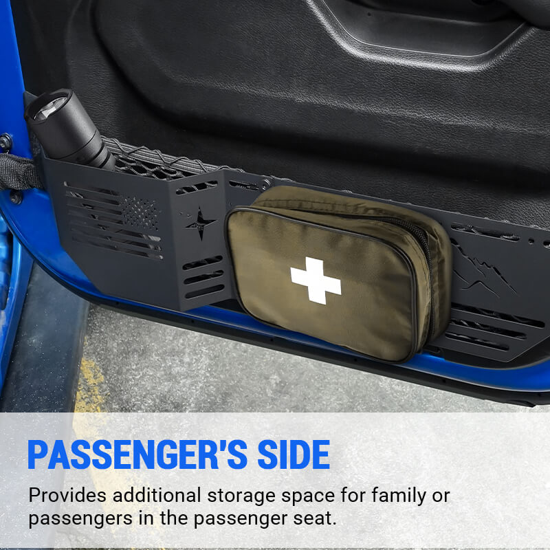 2018+ Jeep Wrangler JL Front Door Storage Box Organizer