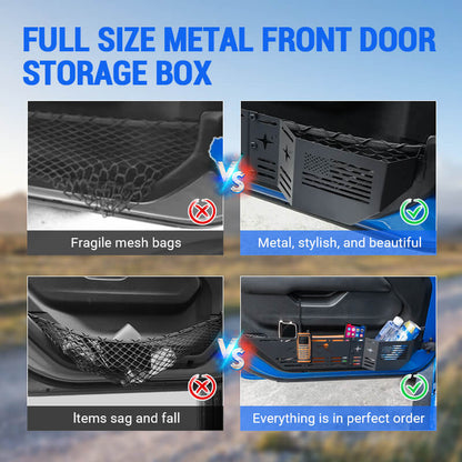 2018+ Jeep Wrangler JL Front Door Storage Box Organizer