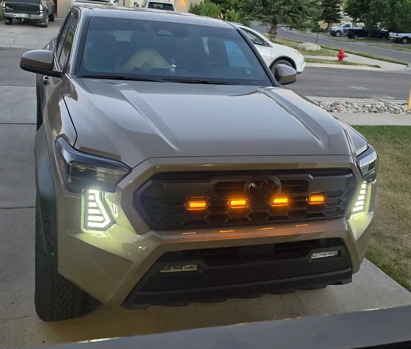 2024–2026 Tacoma Fang Lights with White DRL & Amber Sequential Signals
