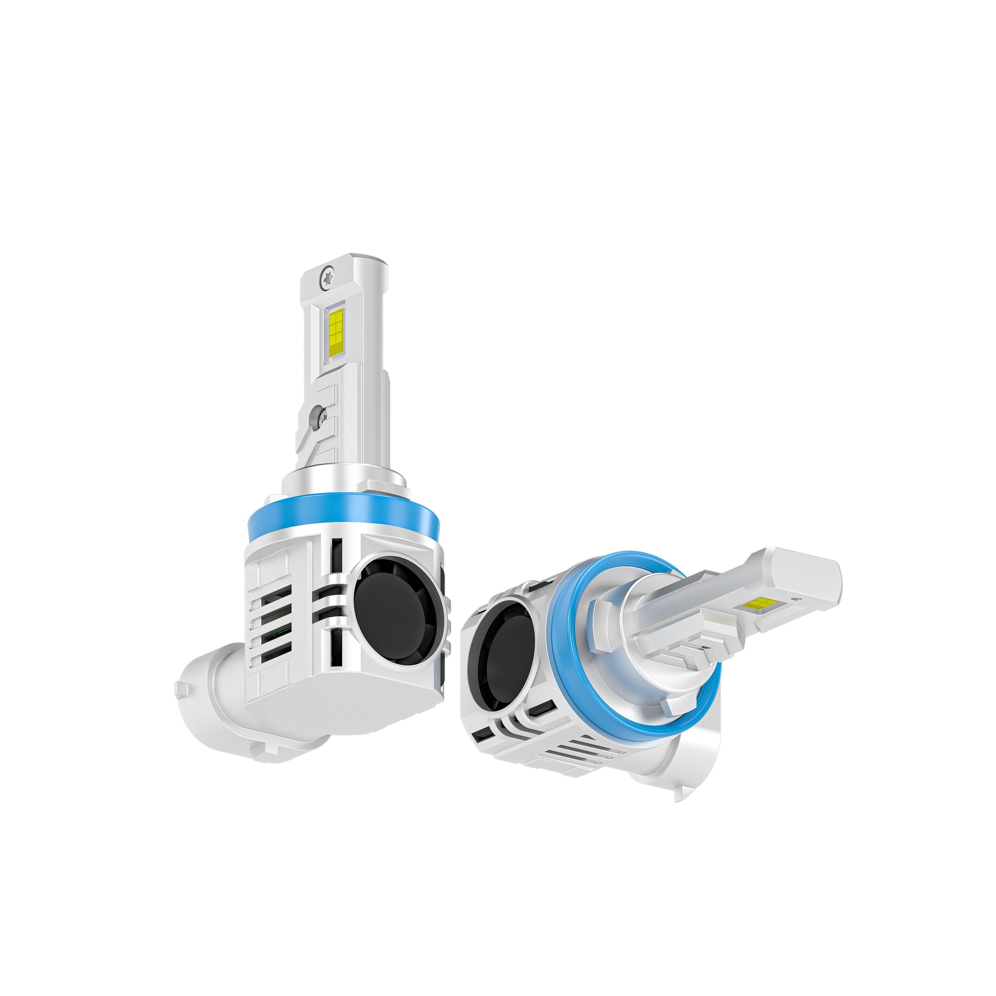 SP Air Series LED Headlight Bulbs offer a powerful, no-fuss upgrade for drivers tired of dim halogen lights. Emitting a crisp 6000K cool white beam,