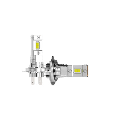 SP Air Series 60W H7 7000LM 6000K LED Headlight Bulbs with dual-sided LED chips and aluminum heat sink for enhanced vehicle lighting performance.