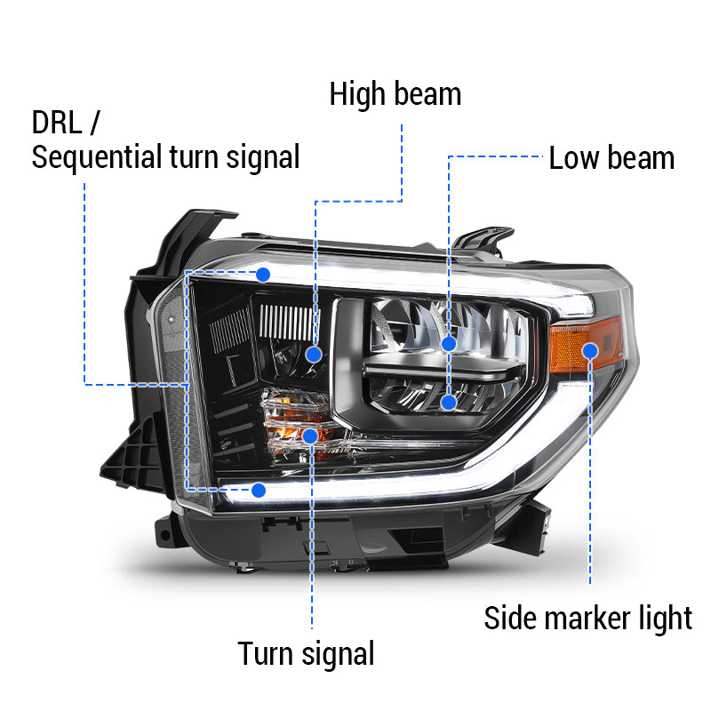 2015 toyota tundra led headlights