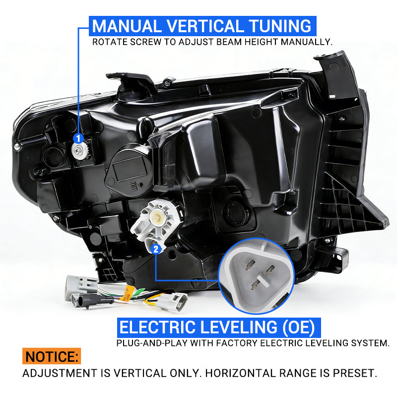 how to adjust tundra headlights