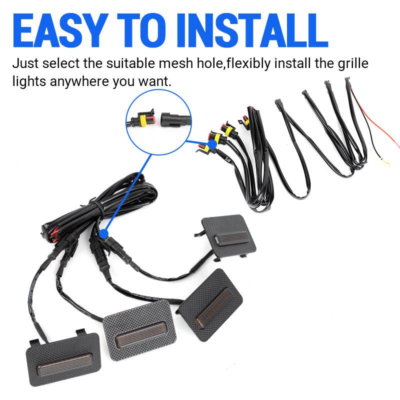 install tacoma led grill lights​