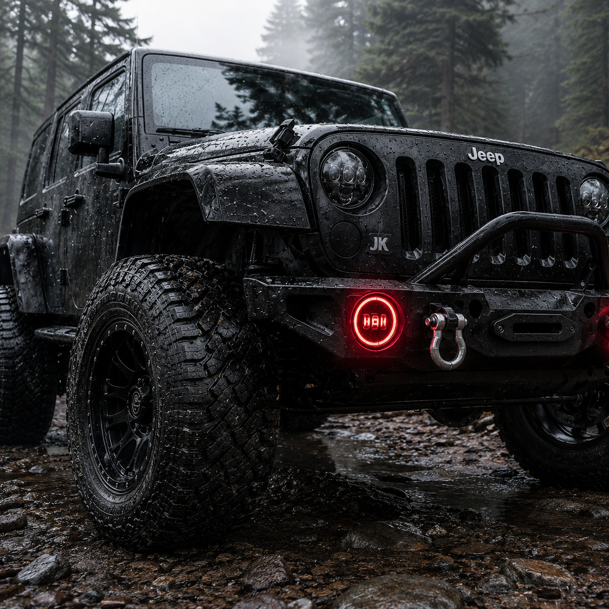 Multi-color jk fog lights