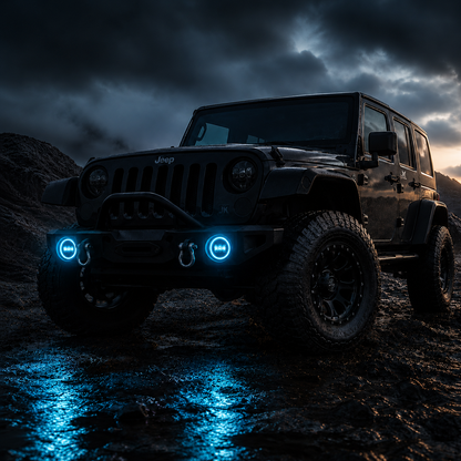 Multi-color jk fog lights
