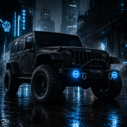 Multi-color jk fog lights