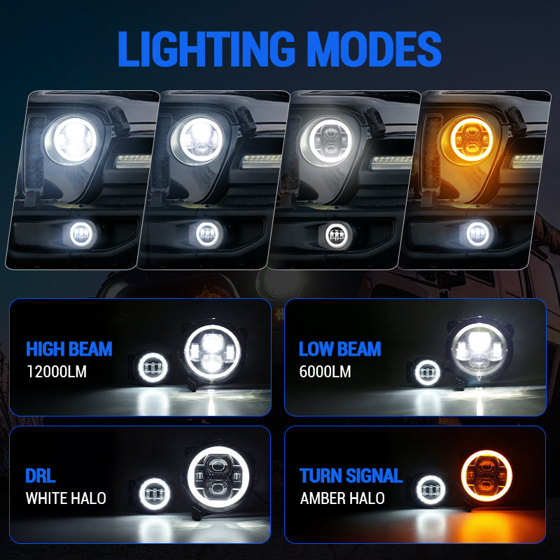 Jeep Gladiator JT LED Lights Package