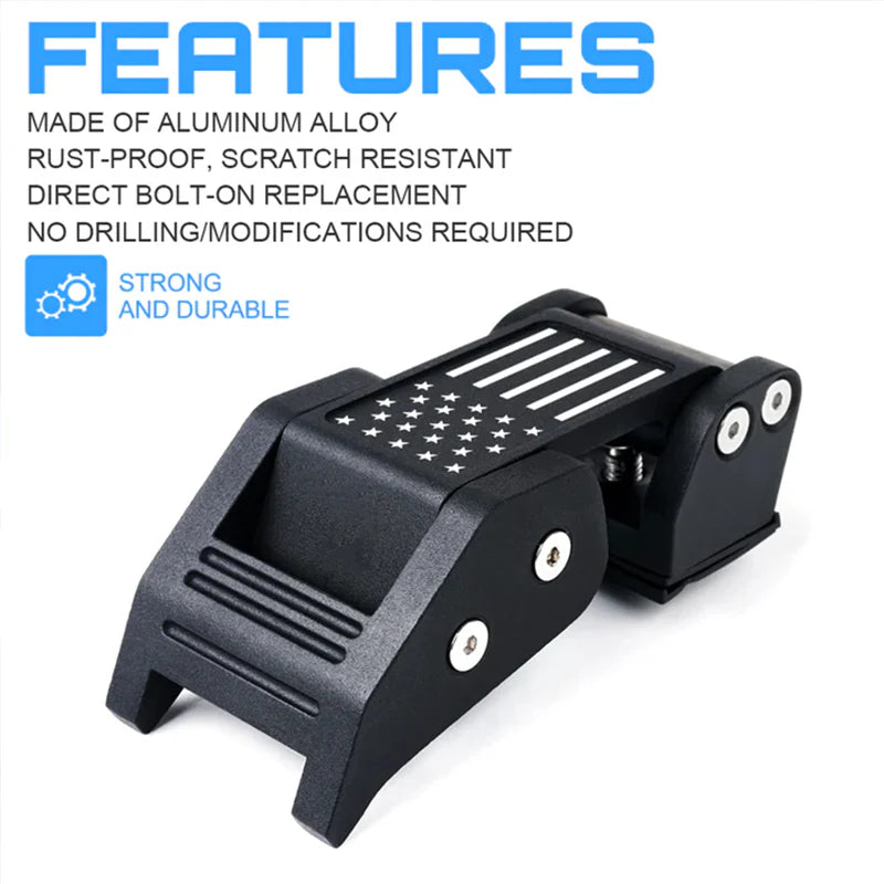 High-Strength Aluminum Alloy Jeep Hood Lock