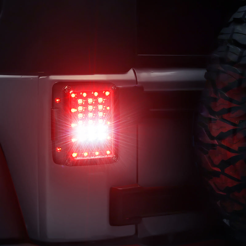 Jeep 7" Headlights, 4" Fog Lamps, Front Turn Signals, Fender Turn Signals & Taillights
