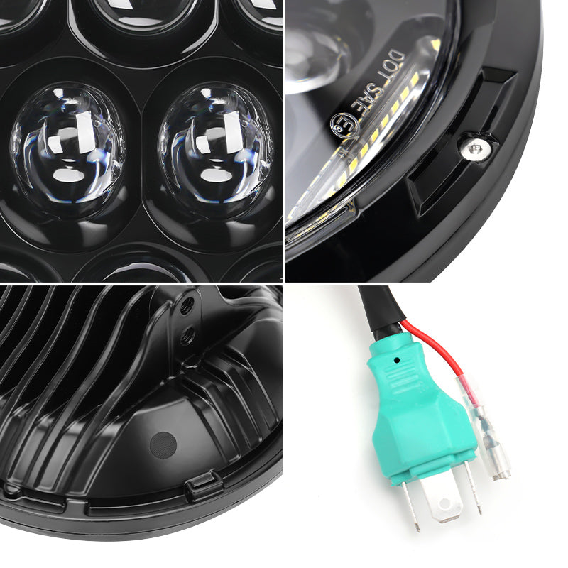 Jeep 7" Headlights, 4" Fog Lamps, Front Turn Signals, Fender Turn Signals & Taillights
