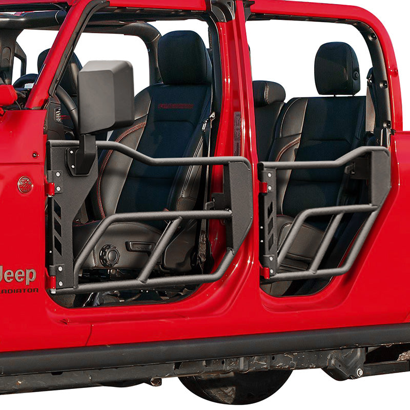 jeep jl half doors in a wrangler